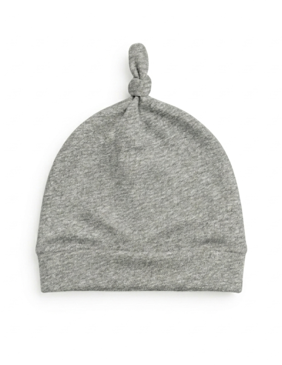 Graue Baby Baumwollmütze für Jungen