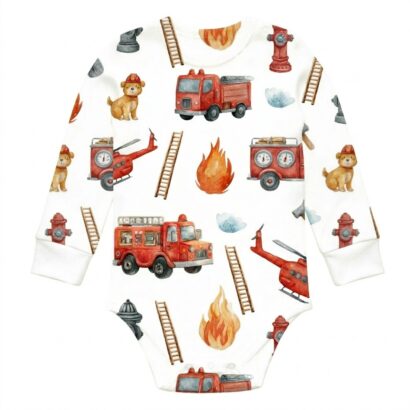 Baby Body Feuerwehr langarm Junge