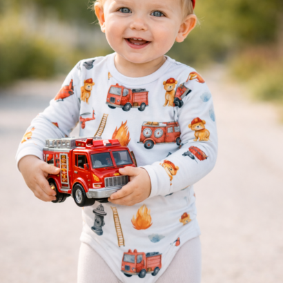 Baby Body Feuerwehr langarm Junge