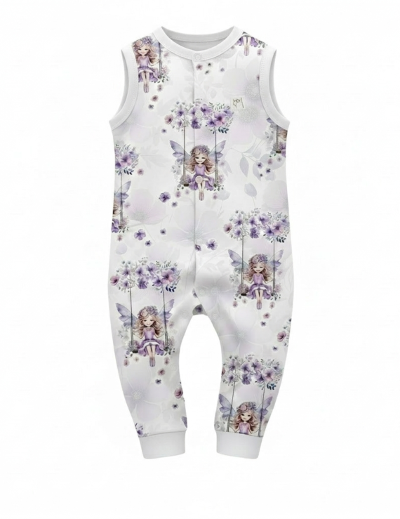 Baby Feen Overall Lila ärmellos