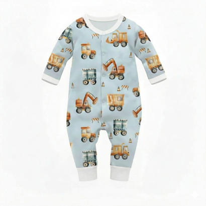Baby Greif Overall Jungen langarm mit Fußteil