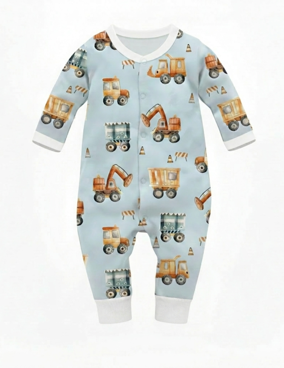 Baby Greif Overall Jungen langarm mit Fußteil