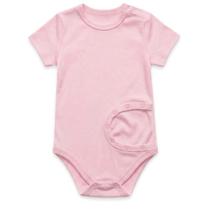 Baby PEG Body Mädchen rosa kurzarm