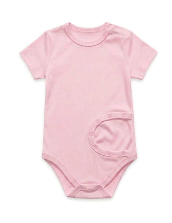Baby PEG Body Mädchen rosa kurzarm