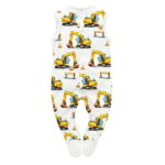 Baby Strampler Gelb Jungen mit Fußteil