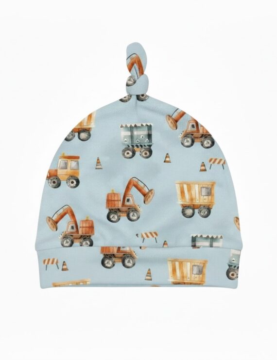 Bagger Baby Mütze aus Baumwolle für Jungen