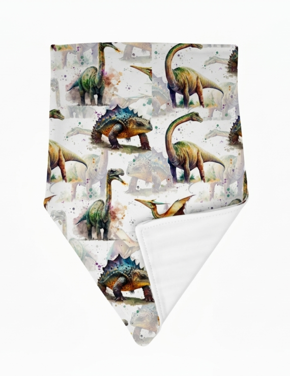 Dino Baby Halstuch aus zweilagiger Baumwolle