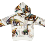 Dino Baby Kapuzenpullover aus Baumwolle für Jungen und Mädchen