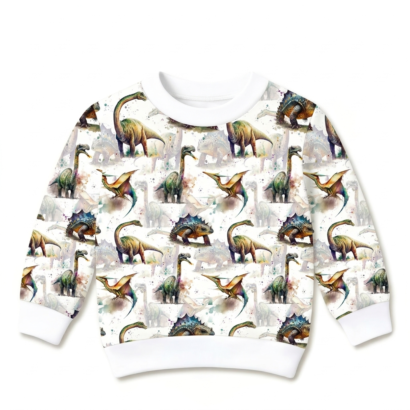 Dino Baby Pullover aus Baumwolle für Jungen und Mädchen