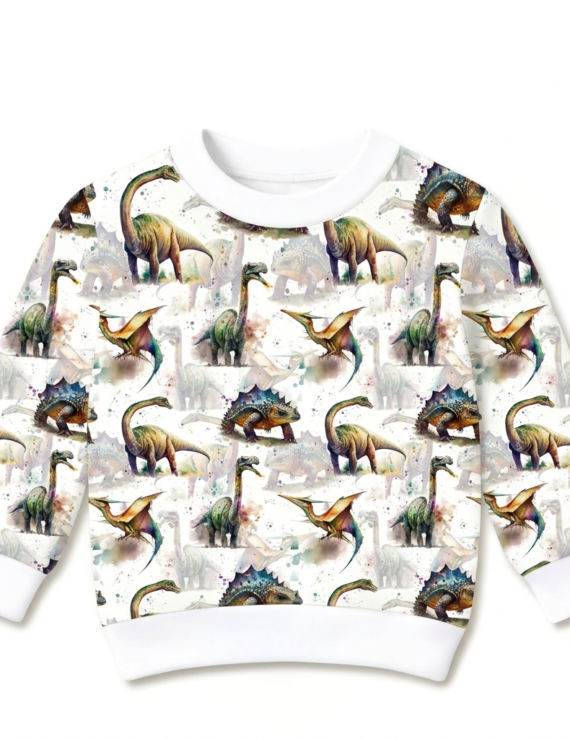 Dino Baby Pullover aus Baumwolle für Jungen und Mädchen