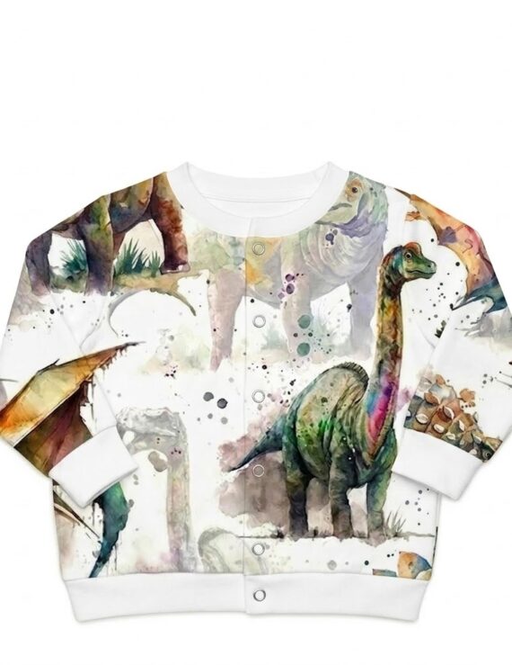 Dino Babyjacke aus Baumwolle für Jungen und Mädchen im Sommer