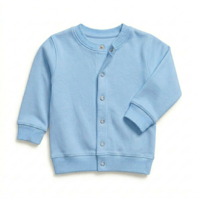 Dunkelblaue Babyjacke aus Baumwolle für Jungen