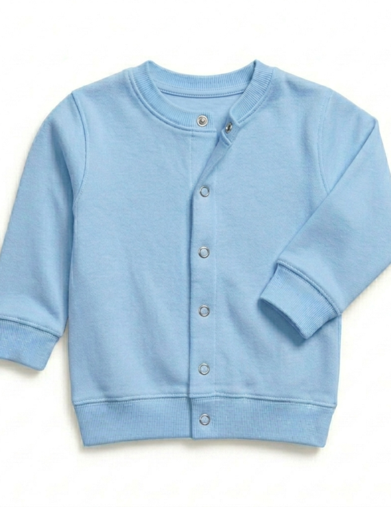 Dunkelblaue Babyjacke aus Baumwolle für Jungen