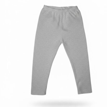 Grau Baby Leggings lange Baumwoll Leggings in Grau für Mädchen