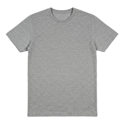 Graues Baby T-Shirt aus Baumwolle mit kurzen Ärmeln