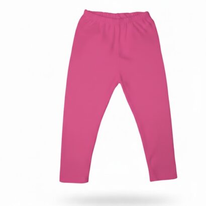Pink Baby Leggings lange Baumwoll Leggings in Pink für Mädchen