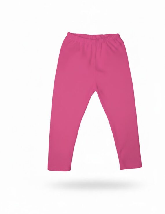 Pink Baby Leggings lange Baumwoll Leggings in Pink für Mädchen