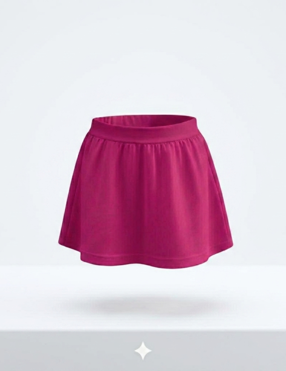 Pink Baby Rock aus Baumwolle mit elastischem Bund für Mädchen