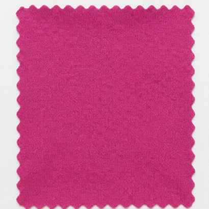 Pinkfarbener Baumwollstoff, glatter einfarbiger Textil