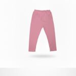 Rosa Baby Leggings lange Baumwoll Leggings in Rosa für Mädchen