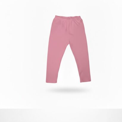 Rosa Baby Leggings lange Baumwoll Leggings in Rosa für Mädchen
