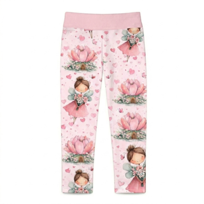 Rosa Feen Baby Hose gerade Baumwollhose mit Gummibund für Mädchen
