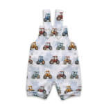 Traktor Baby Latzshorts kurzer Baumwoll Latzoverall mit Traktor Motiv