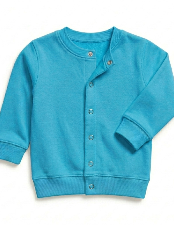 Türkisfarbene Sommer Babyjacke aus Baumwolle für Jungen