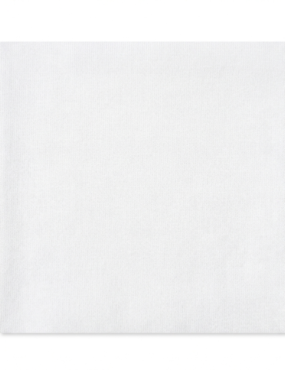 Weißer Baumwollstoff, schlichter heller Textilhintergrund