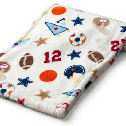 Baby Jungen Wellsoft Schal mit Ballmuster