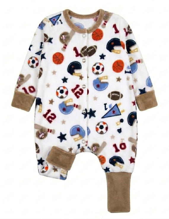 Ball Laufsack Baby aus Wellsoft mit Ballmotiv