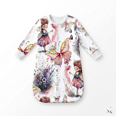 Fairy Baby Schlafsack mit Feenmotiv langärmlig