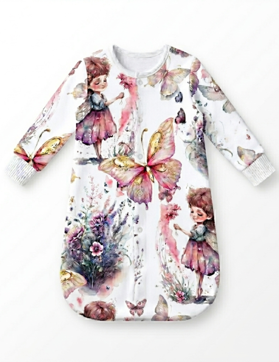 Fairy Baby Schlafsack mit Feenmotiv langärmlig