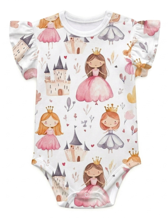 Kinder Prinzessin Body Bio ärmellos Rüschen Mädchen