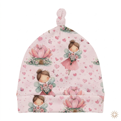 Rosa Feen Kinder Mütze Baumwolle Mädchen