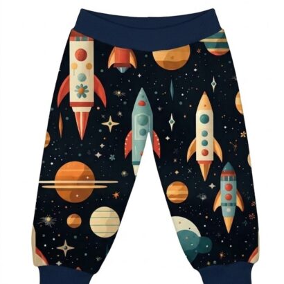 Weltraum Jogger Baby dunkelblau mit Planeten für Baby-Jungen